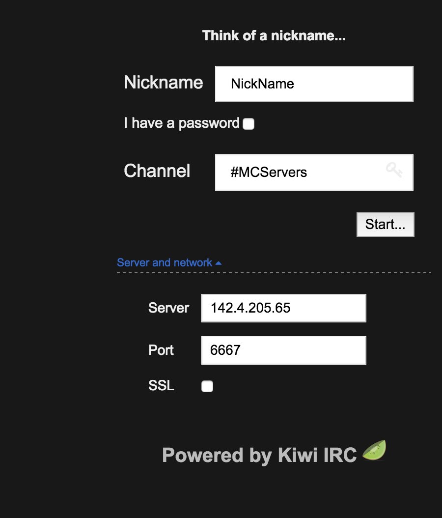 AGN Irc