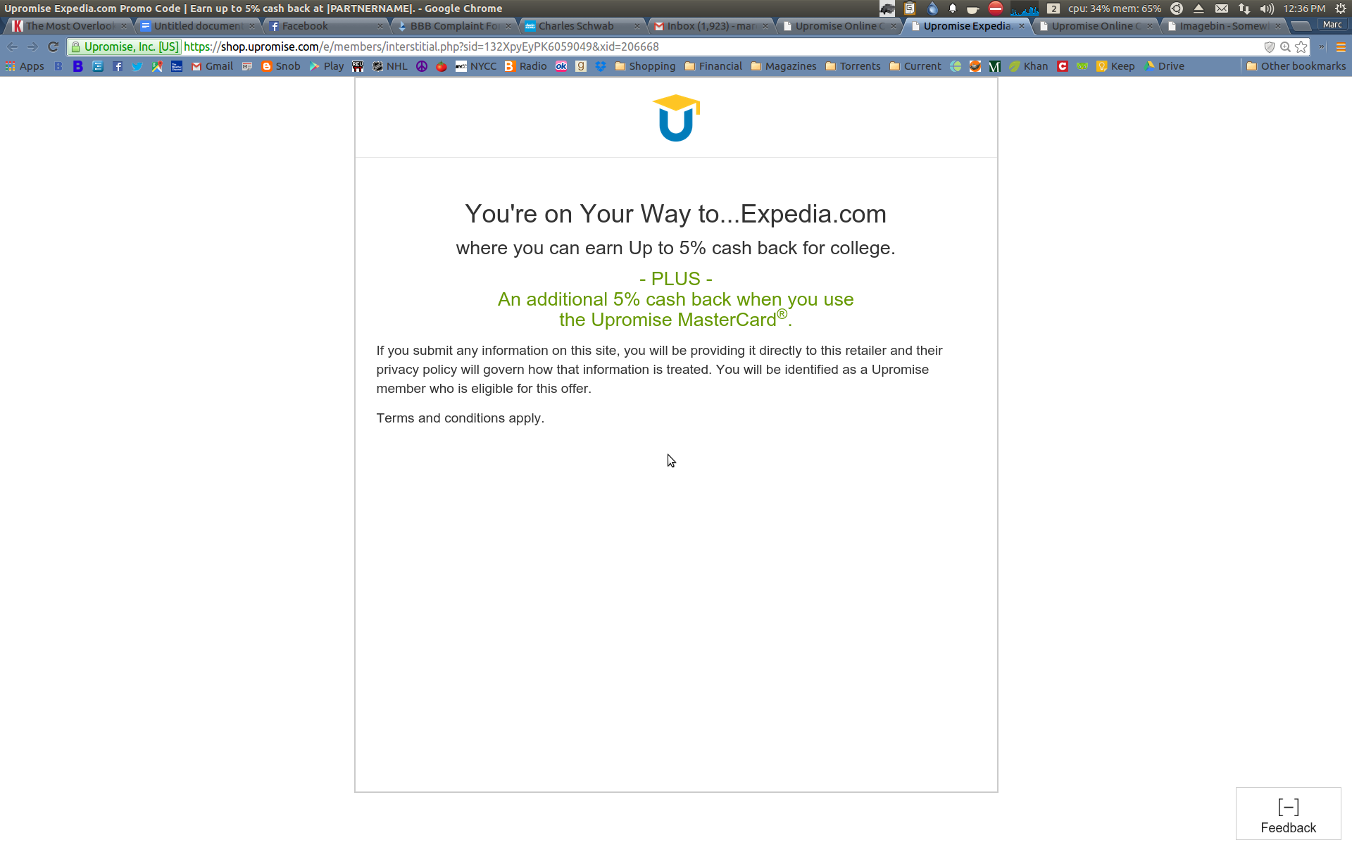 Upromise Falsehoods