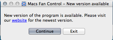 MFC New Version Message