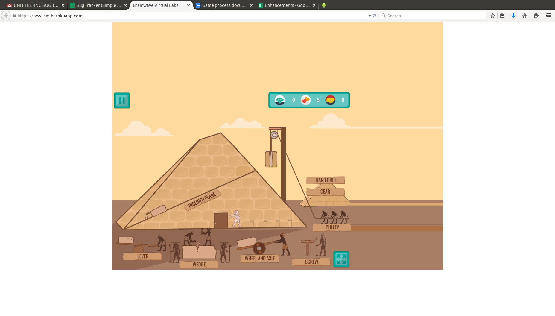 level 1 layout on returning from fullscreen