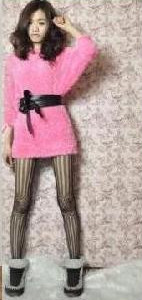 Japanese skinny model non-nude