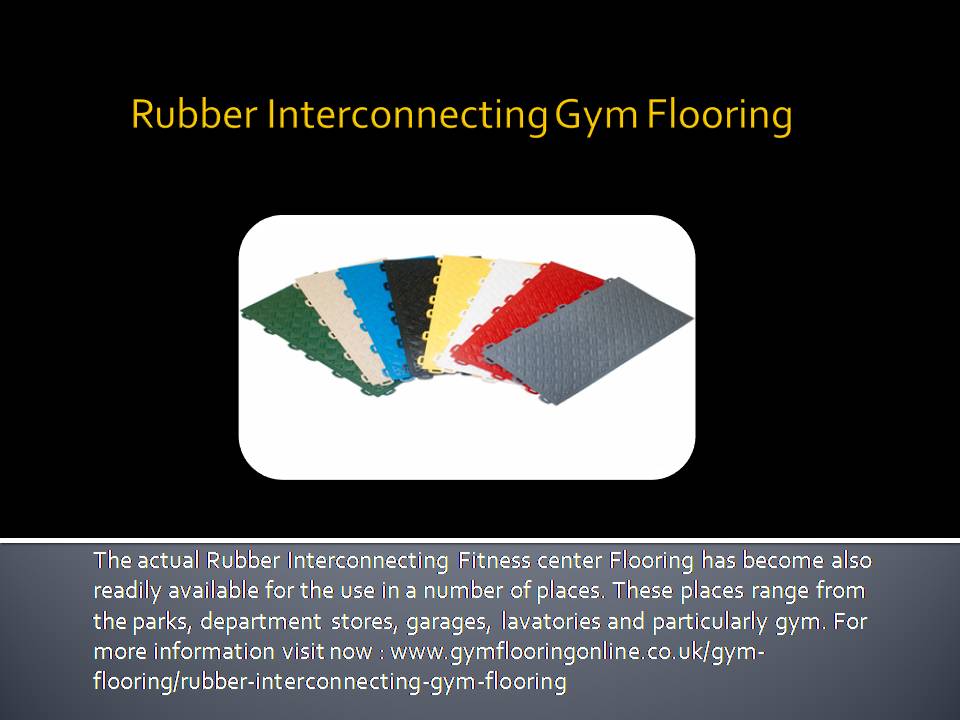 Rubber Interconnecting Gym Flooring