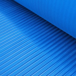 Broad Ribbed Gym Flooring Rolls