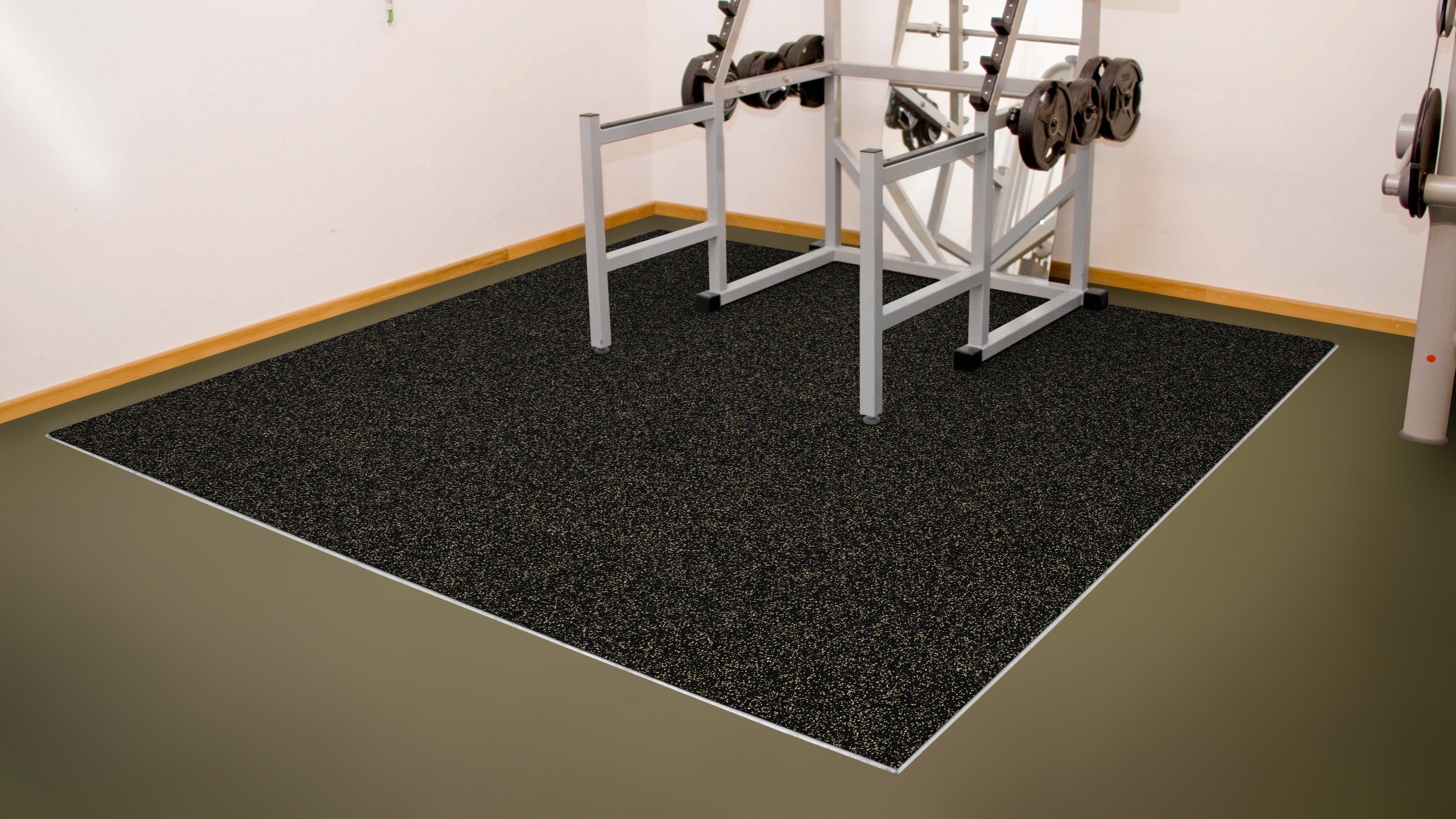 Interlocking Rubber Gym Flooring