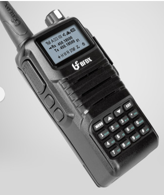 BFDX newly 5w DTMF two way raidio BF-532 with button and screen