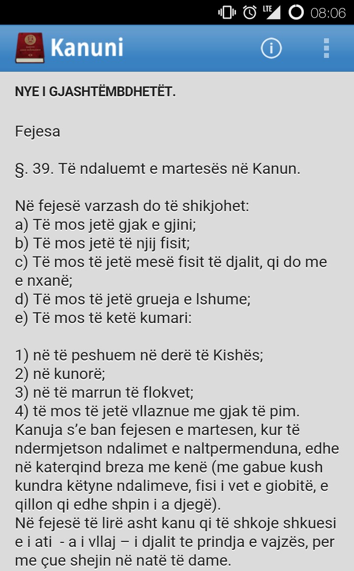 Kanuni Martesat e ndaluar
