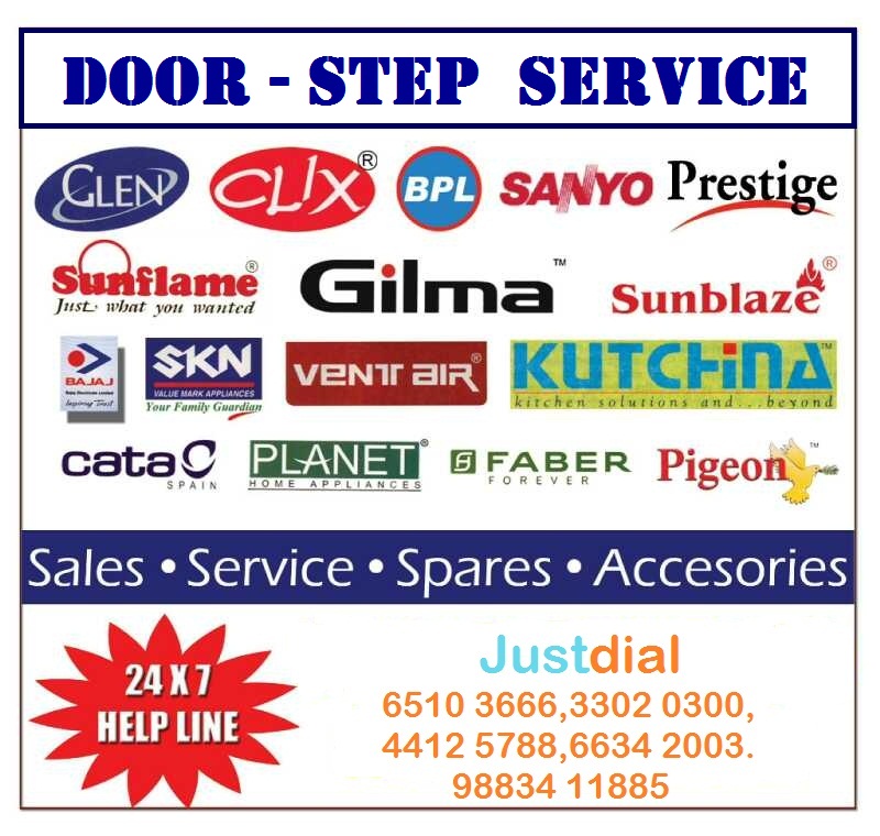 Gas Table Repair Service Cosmos Kolkata