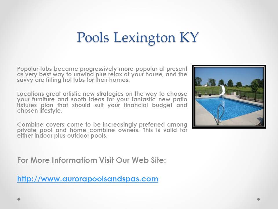 Pools Lexington KY