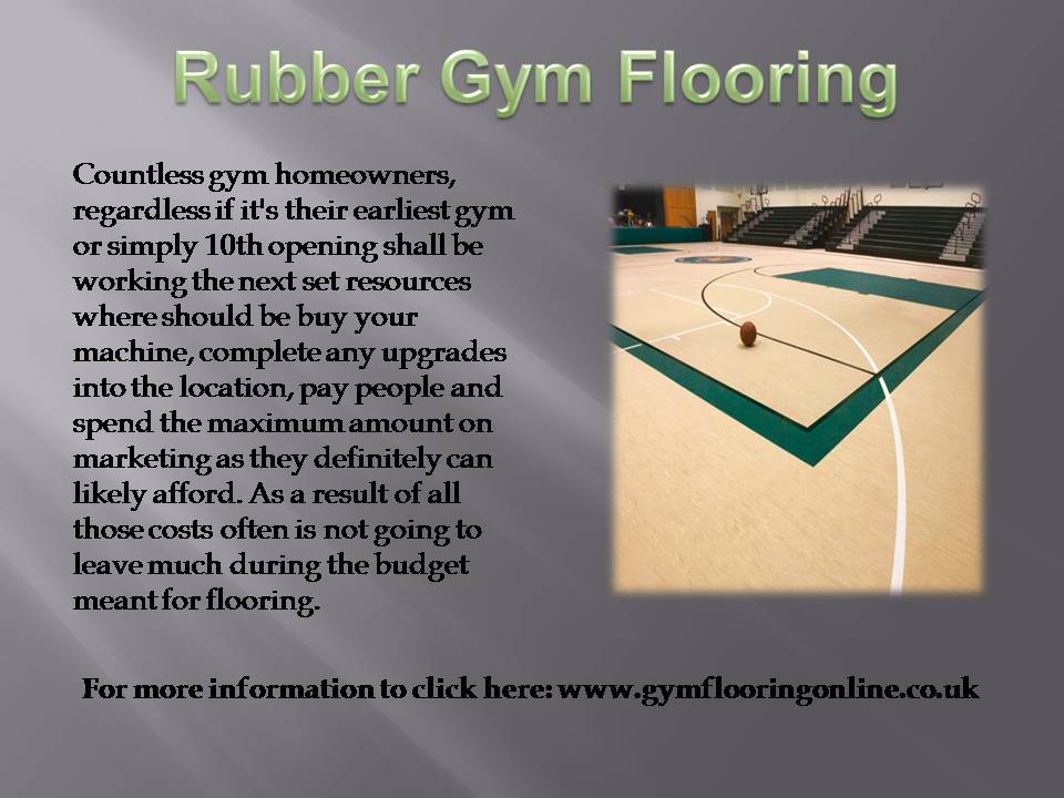 Rubber gym Flooring