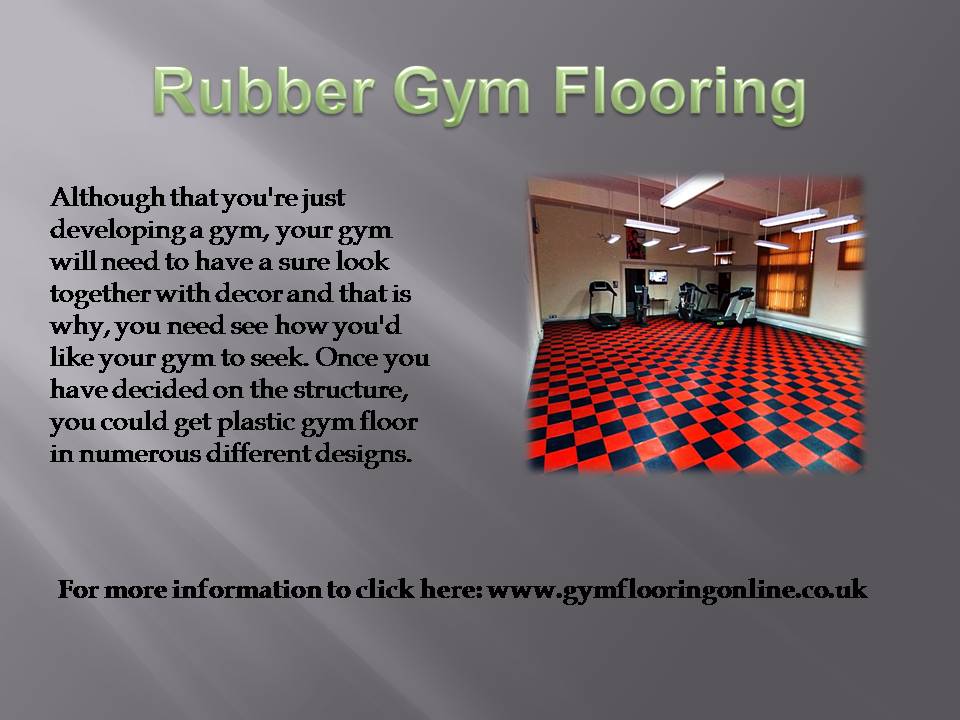 Rubber gym Flooring