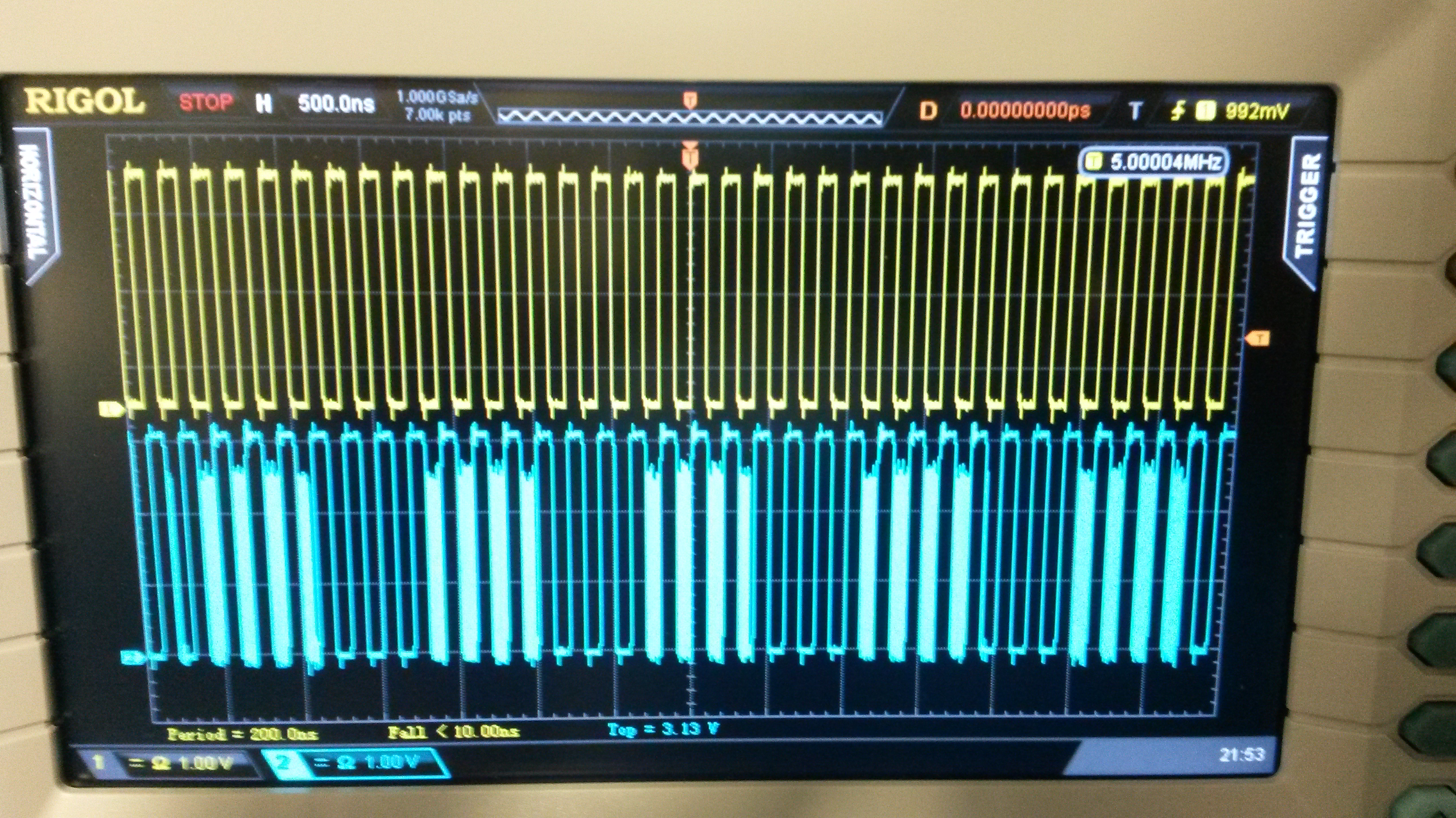 wrs auxclk noise