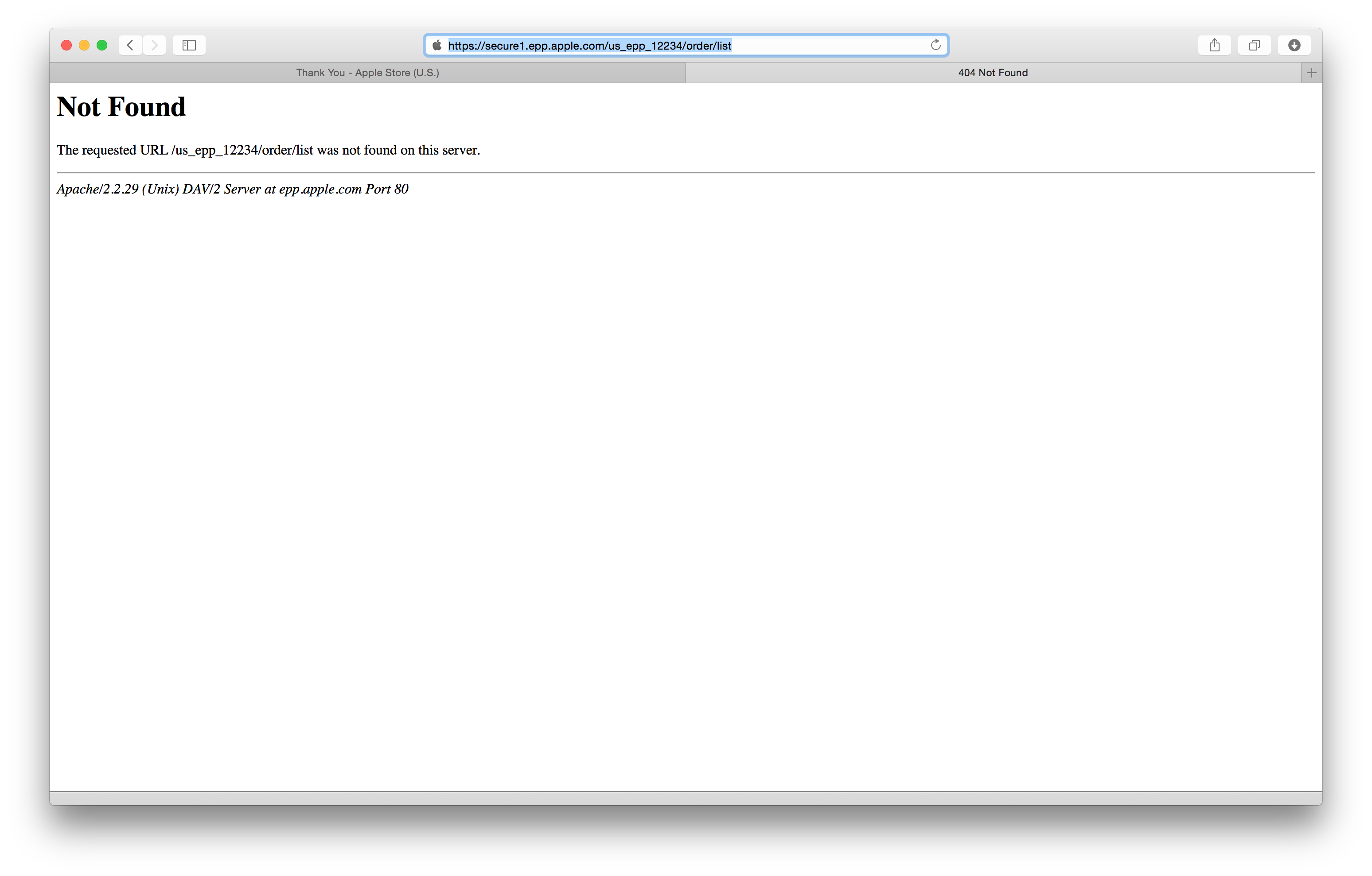 Broken Store Link