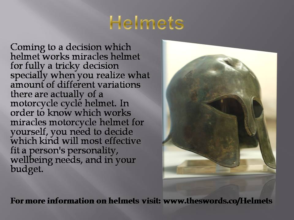 Helmets