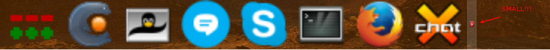 TaskItems height=165 with small icon