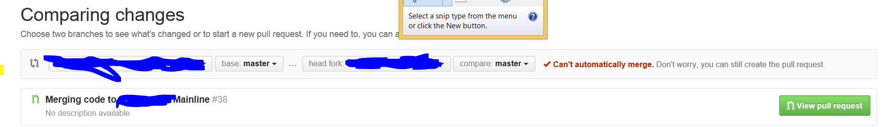 Merge Error