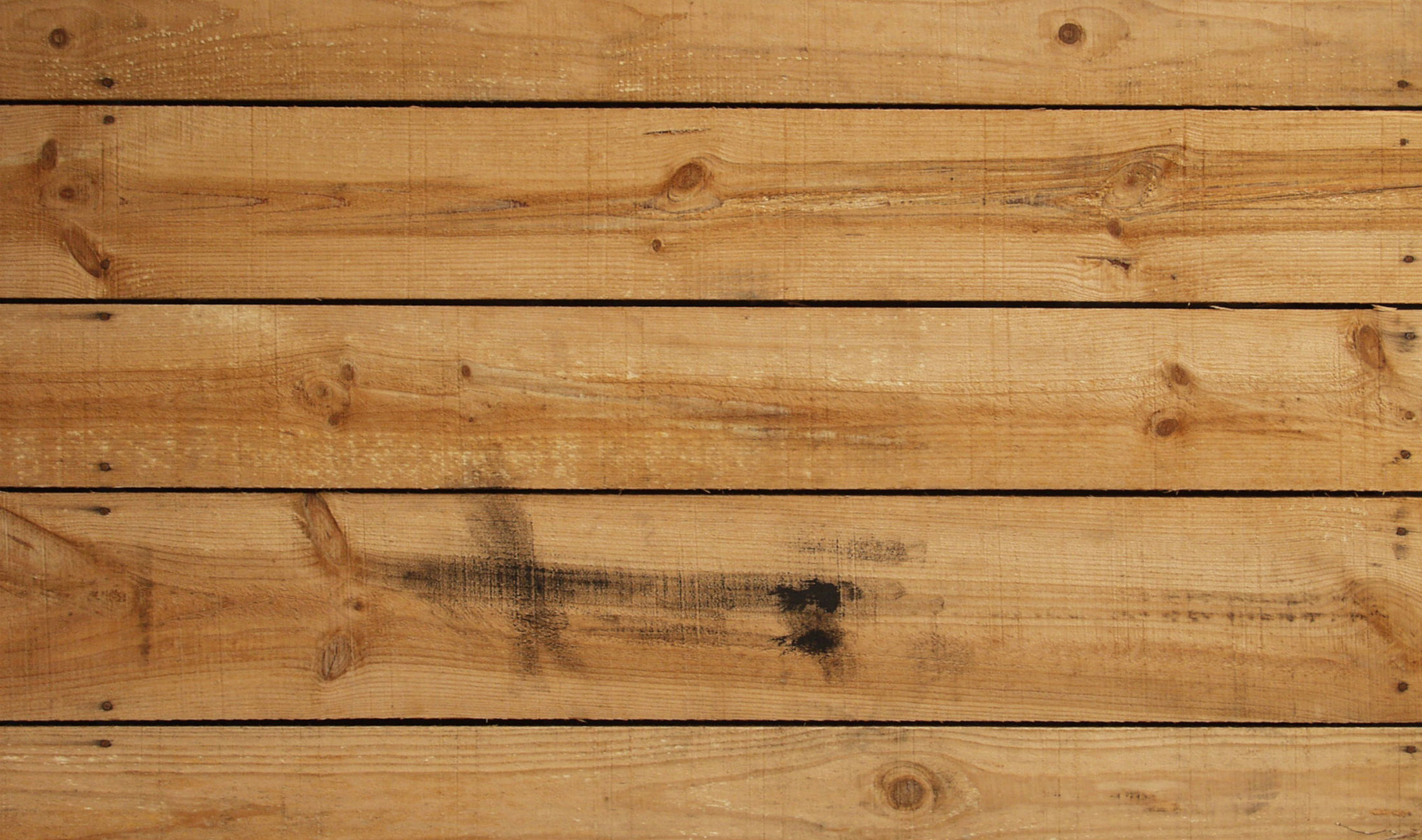 Simple wooden planks