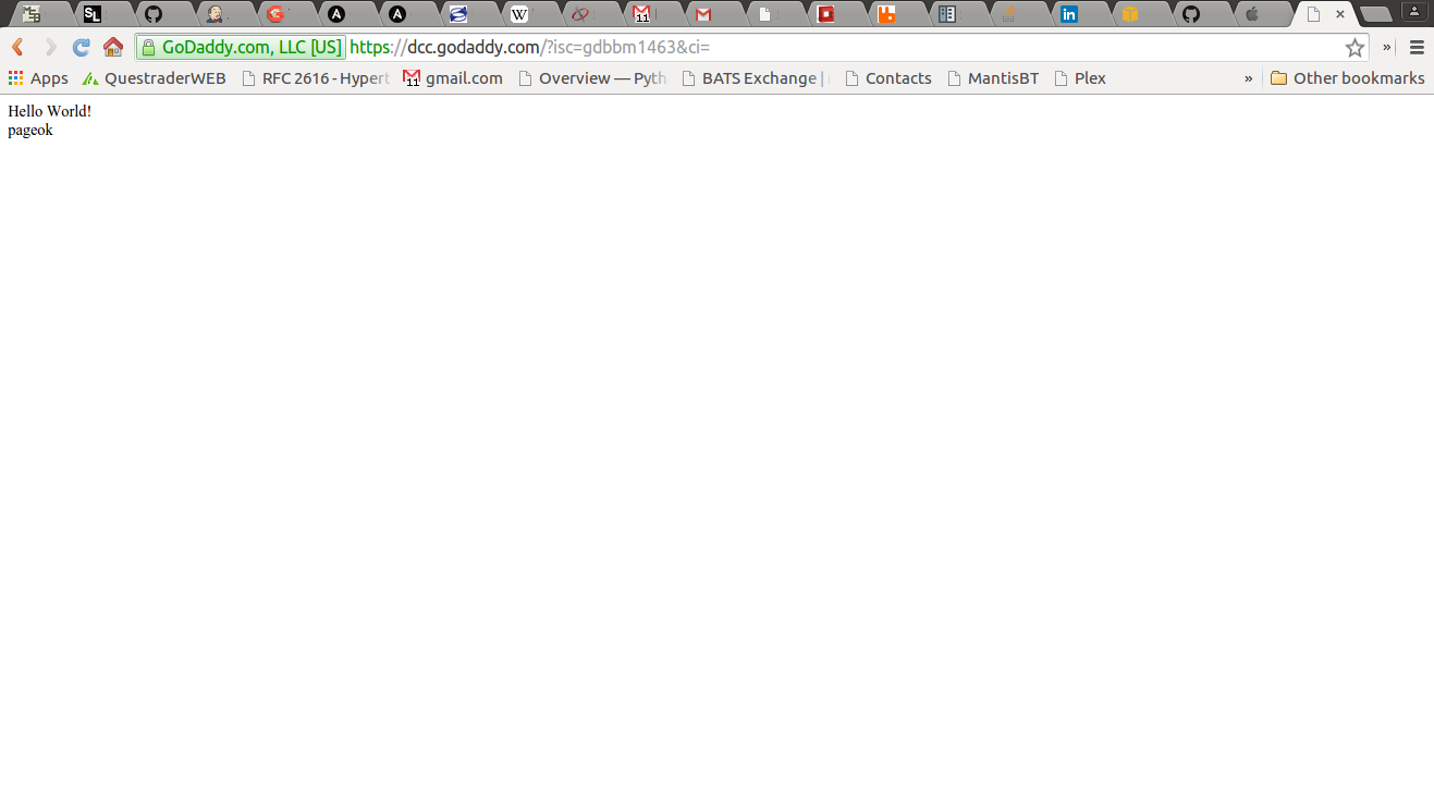 godaddy doen