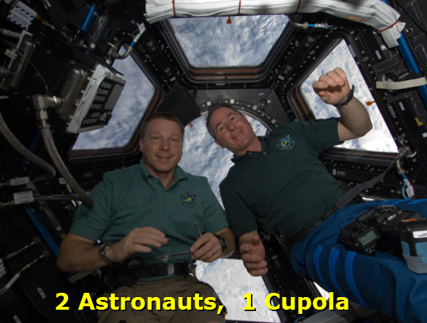 2 Asstronauts 1 Cupola