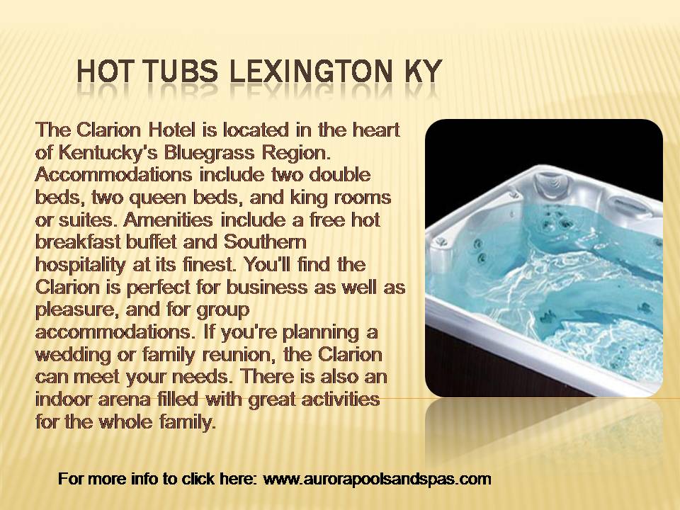 Hot tubs lexington ky