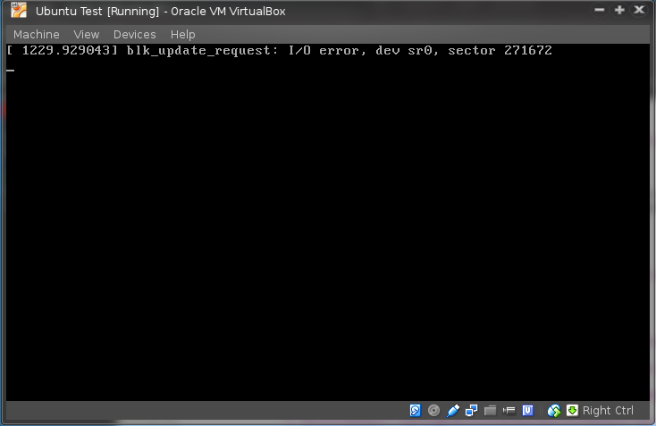 Error on First Boot