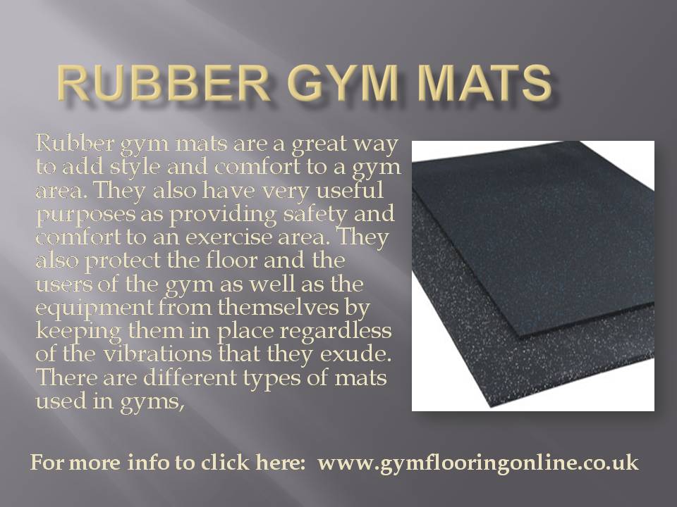 Rubber Gym Mats