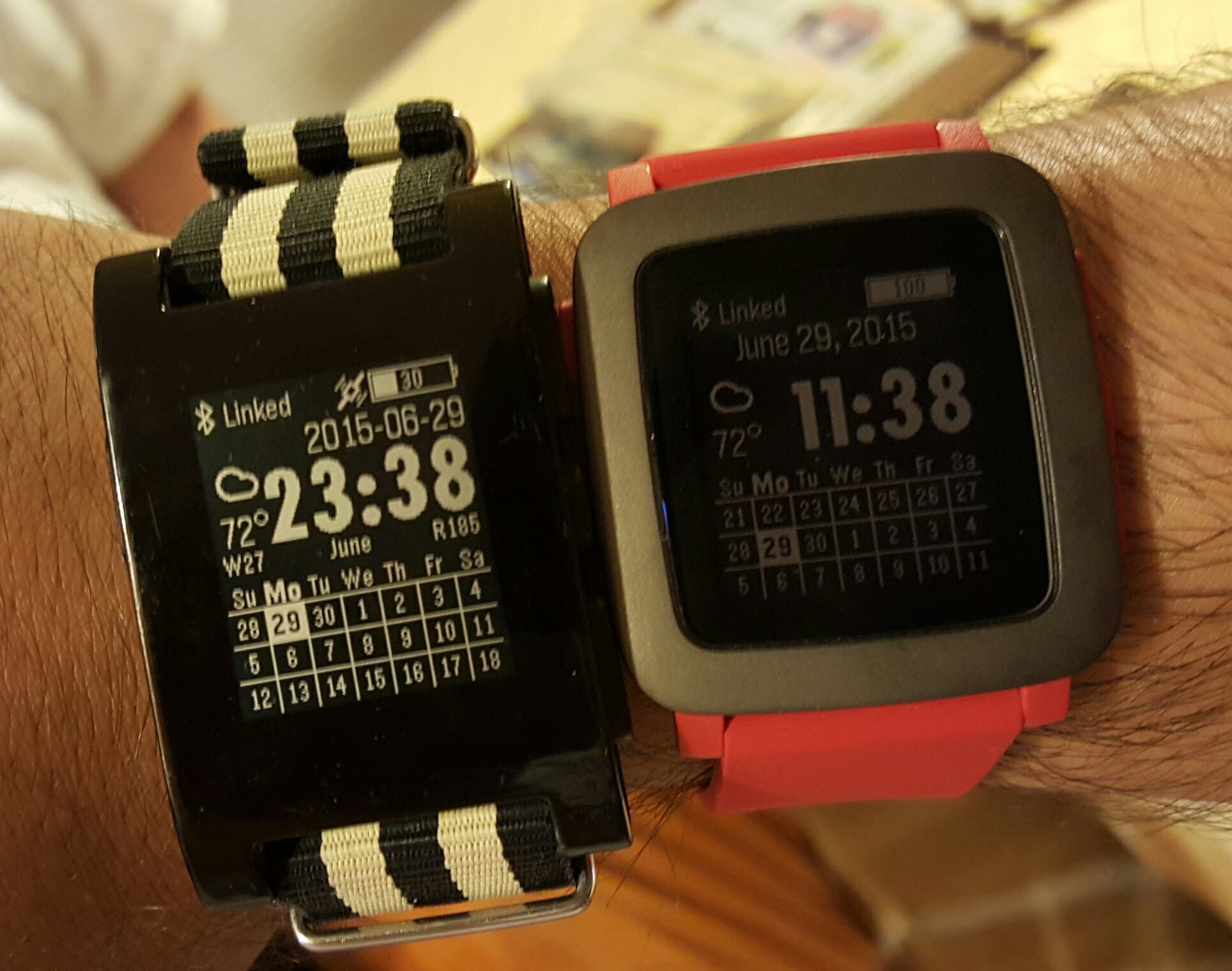 Pebble Time Display Brightness Issue