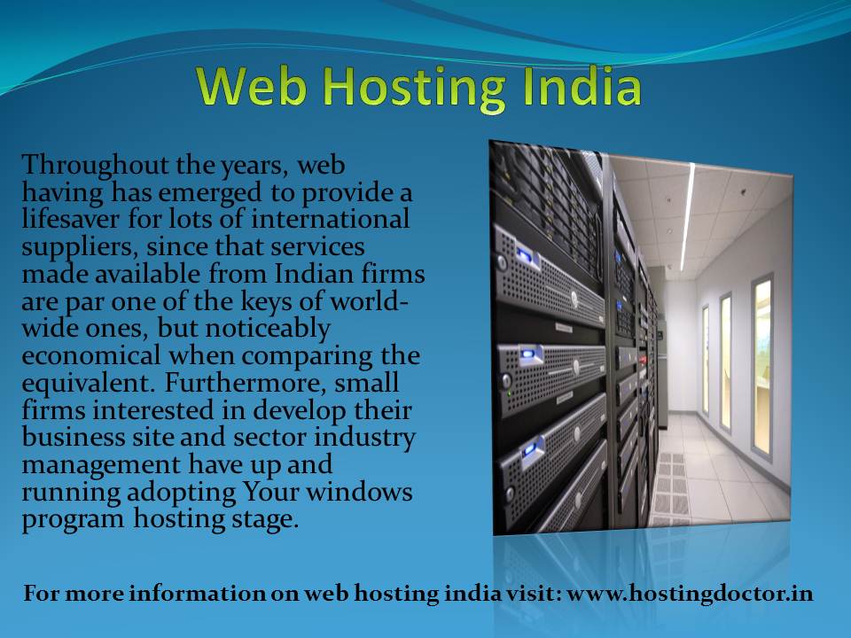 Web Hosting India