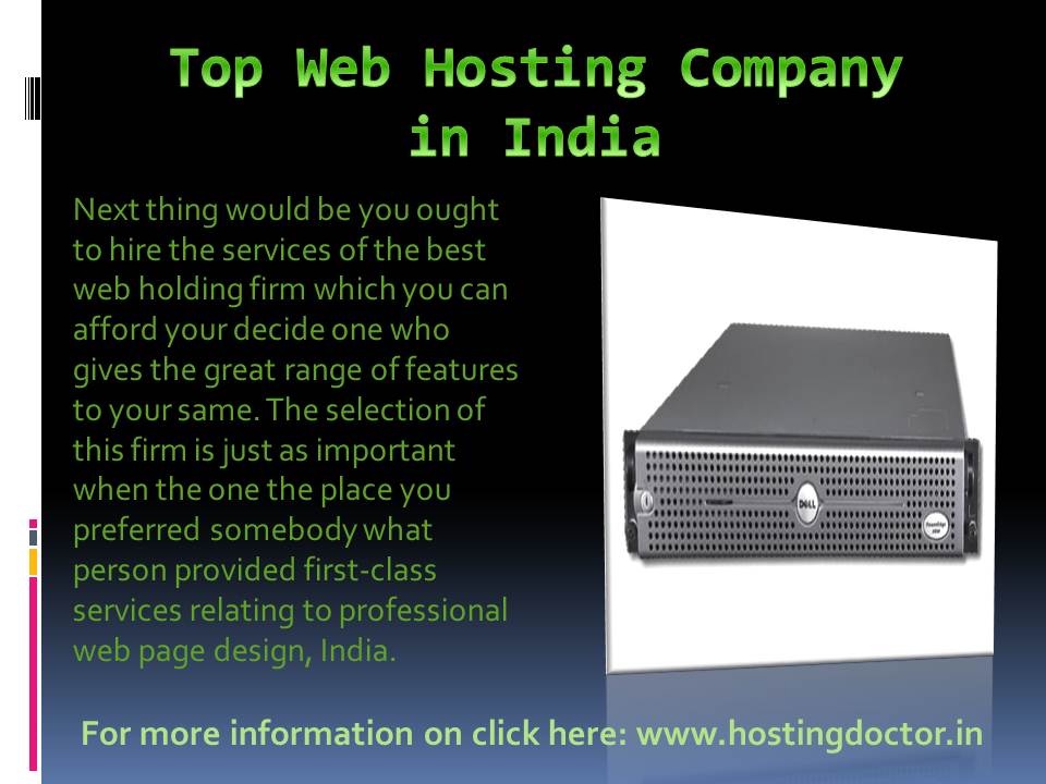 Top Web Hosting Company in India