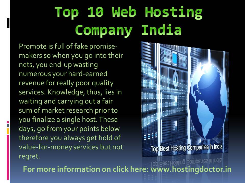 Top 10 Web Hosting Company India