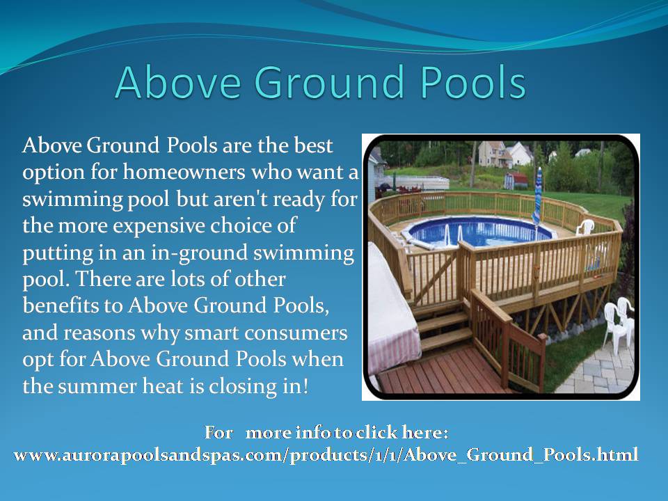 Above Ground Pools