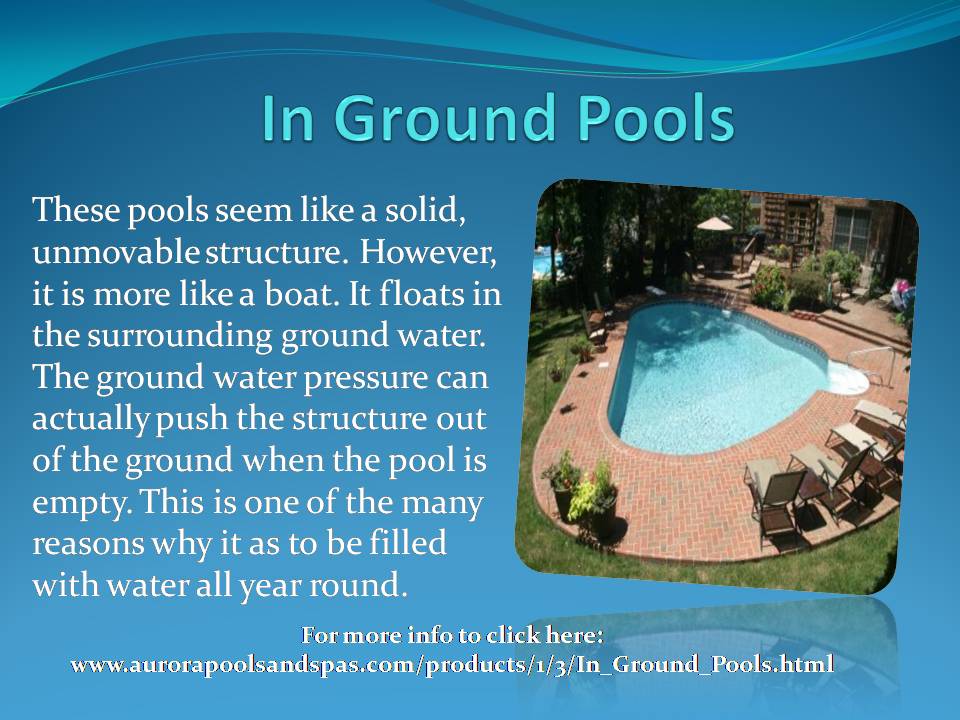 In Ground Pools