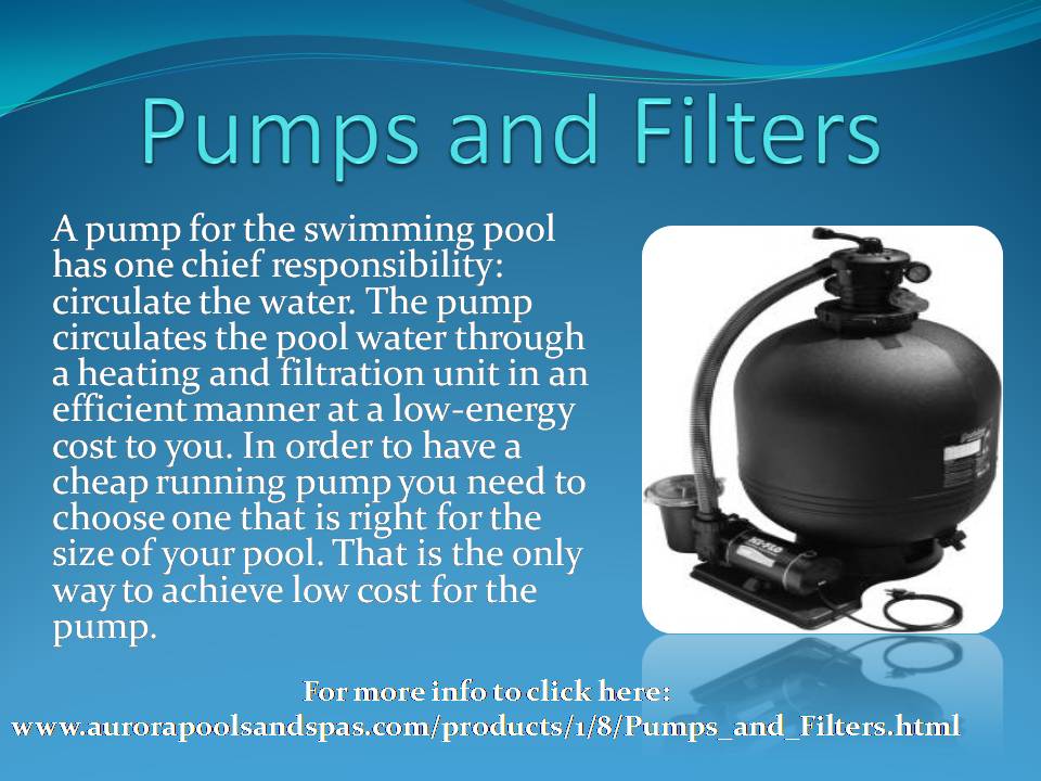 Pumps and Filters