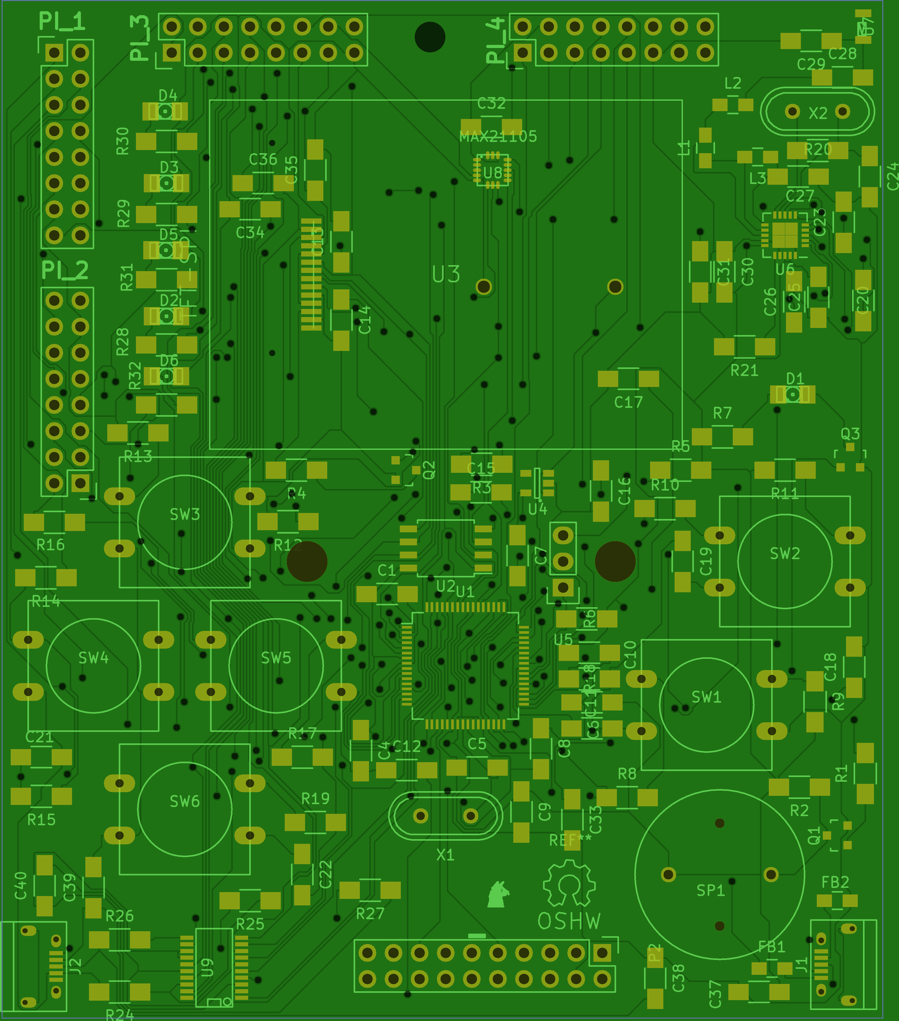 Front View of board.