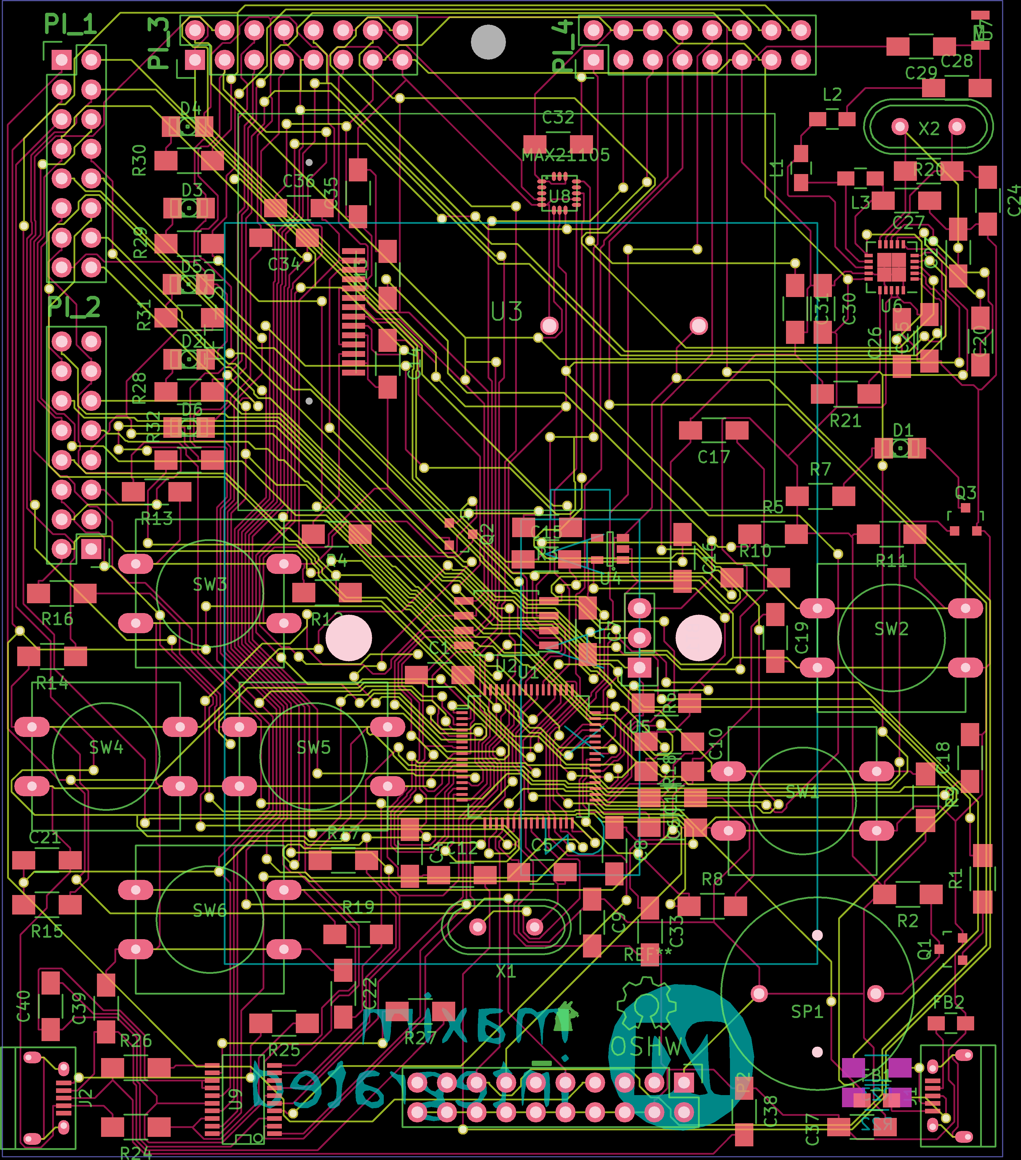 Back View of board.