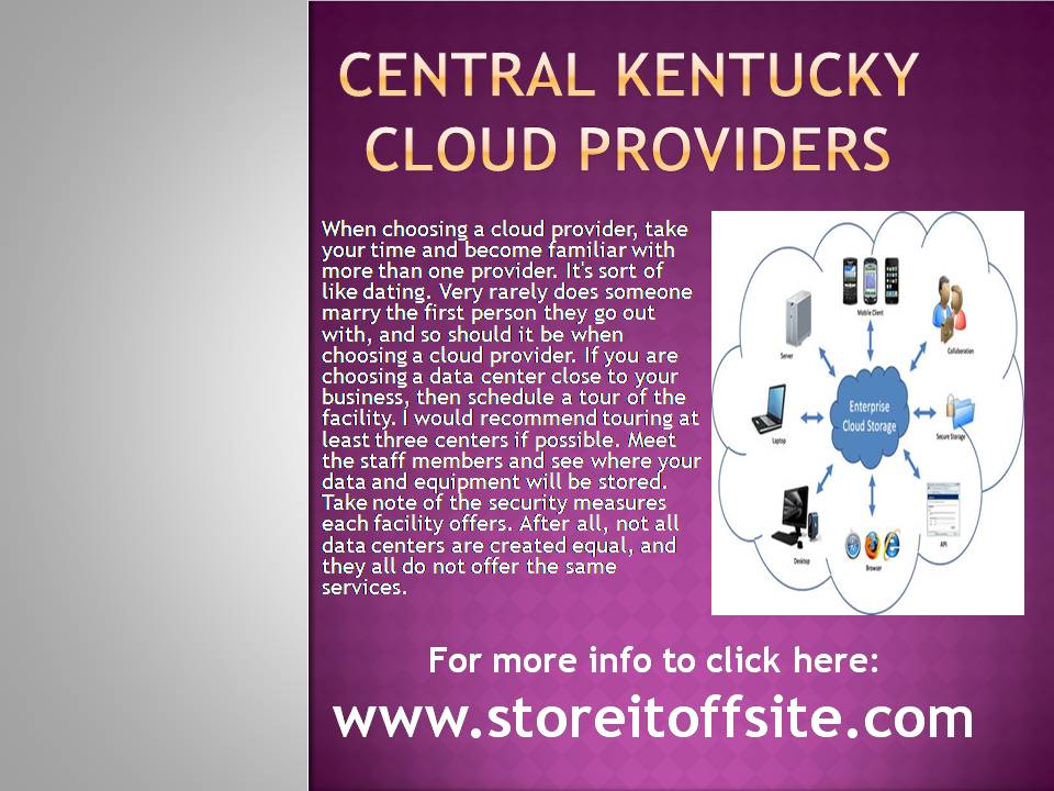 Central Kentucky Cloud Providers
