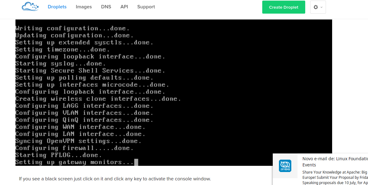 OPNSense on DigitalOcean