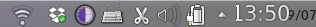 digital clock, compact format