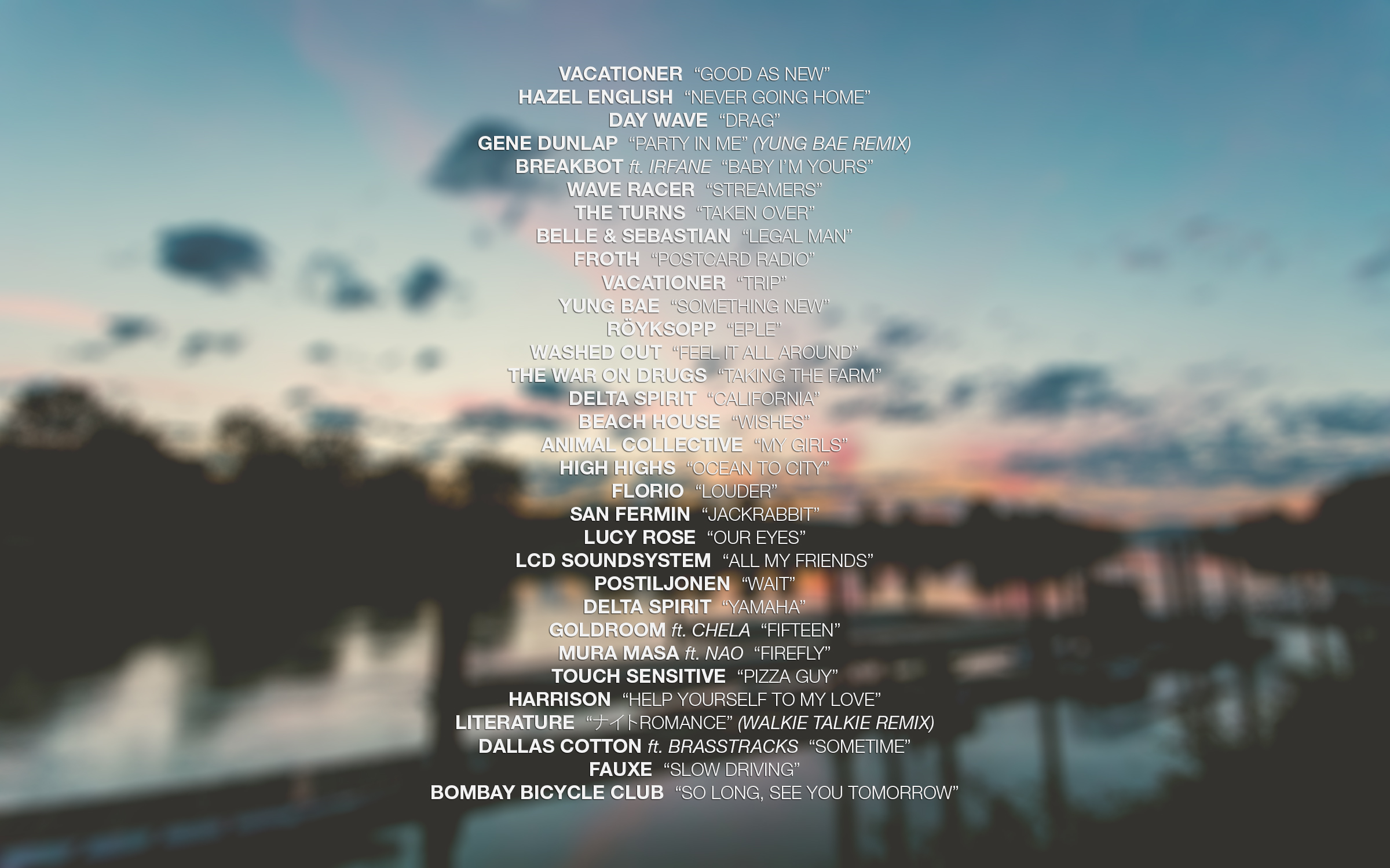 Gift To Friends IV Track Listings