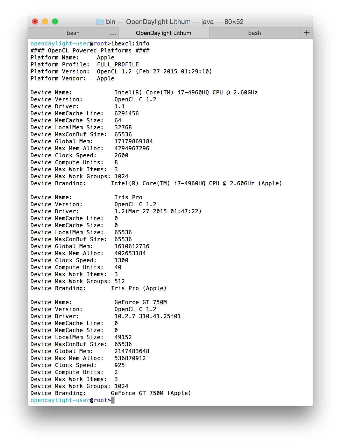 OpenCL on OpenDaylight