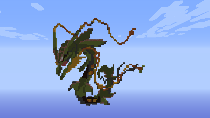Mega Rayquaza Pixelart