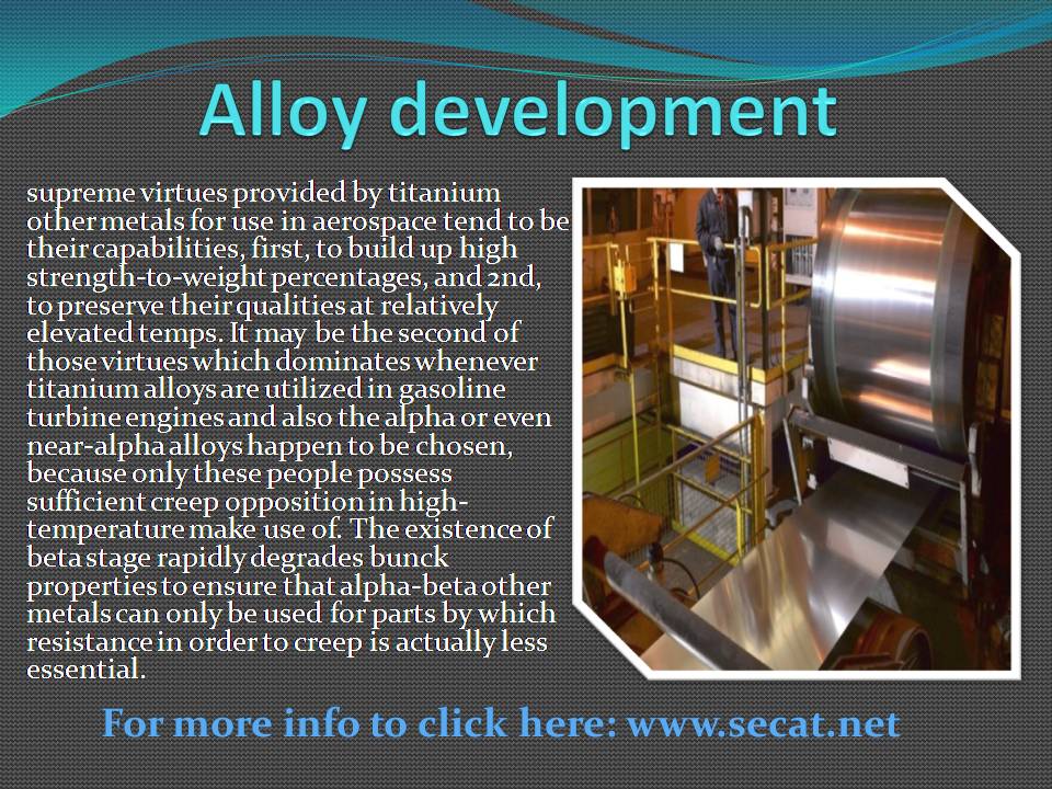 Alloy development