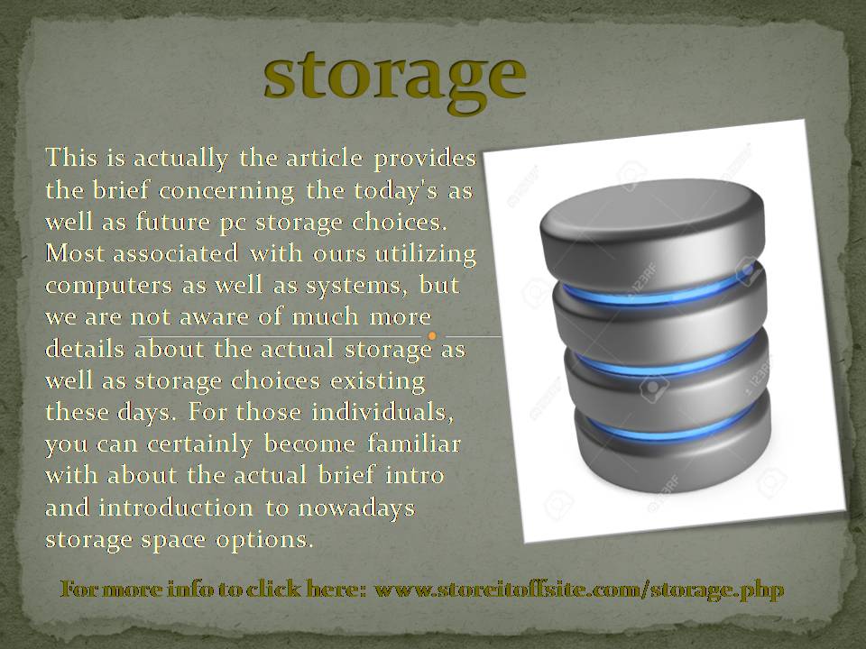 storage