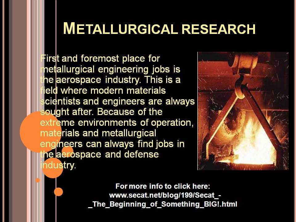 Metallurgical research