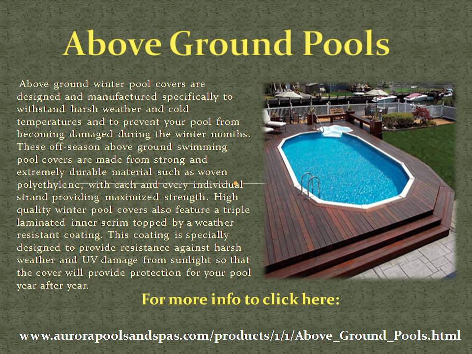 Above Ground Pools
