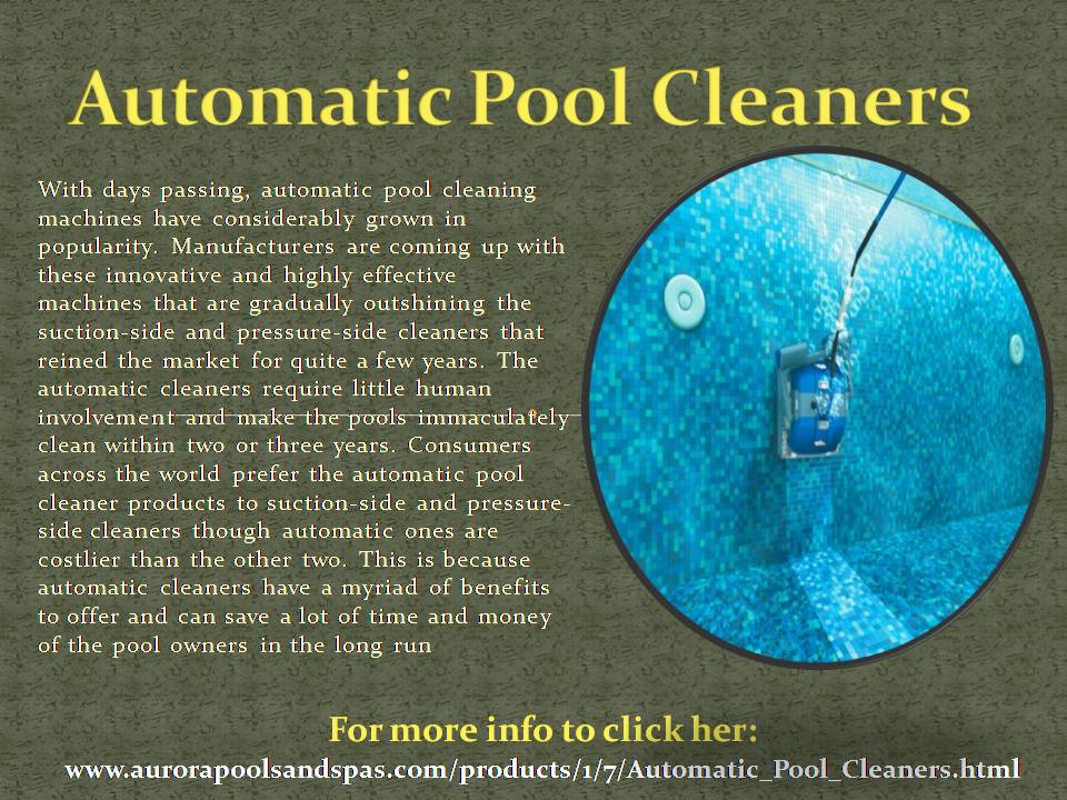 Automatic Pool Cleaners