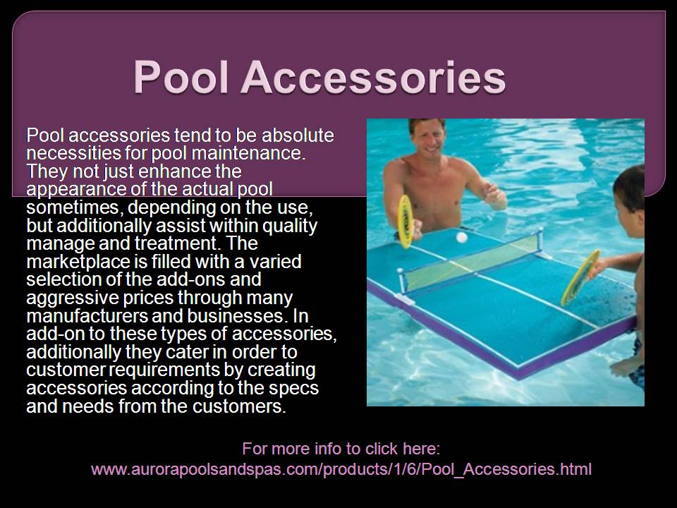 Pool Accessories