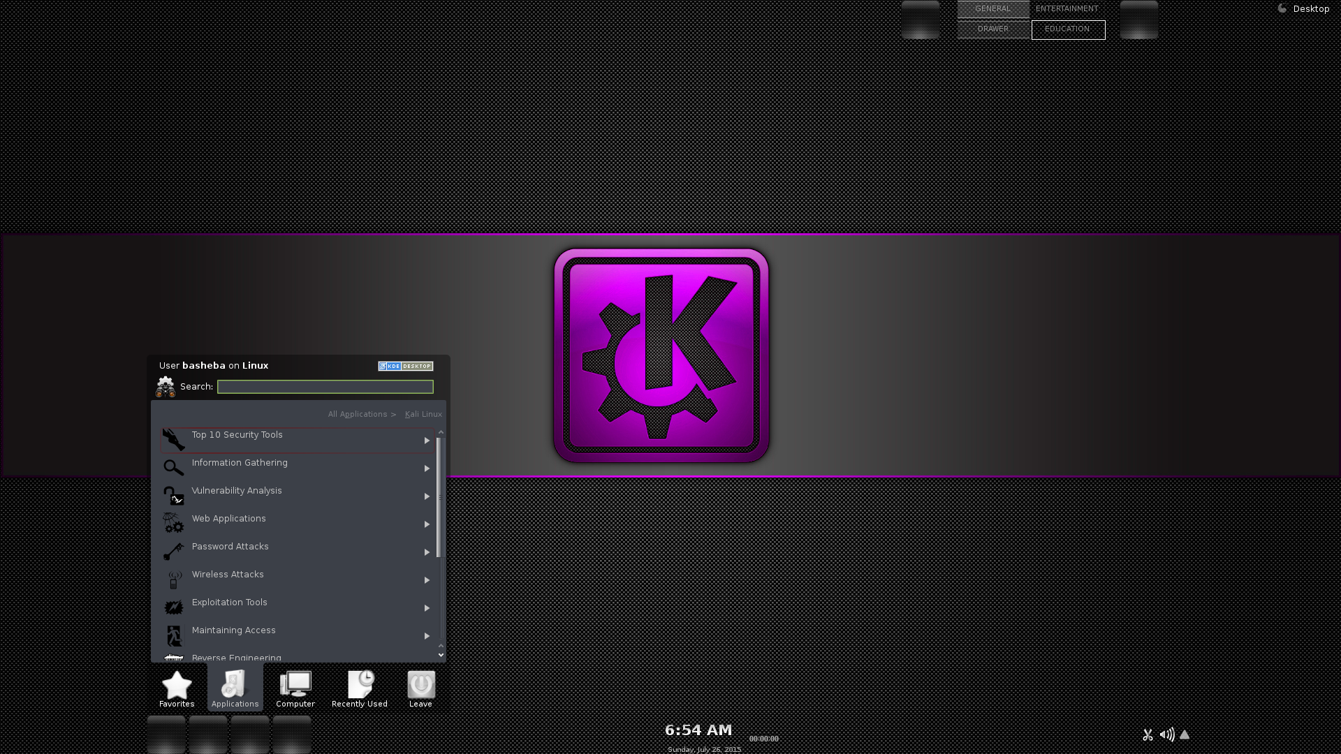 Kali KDE
