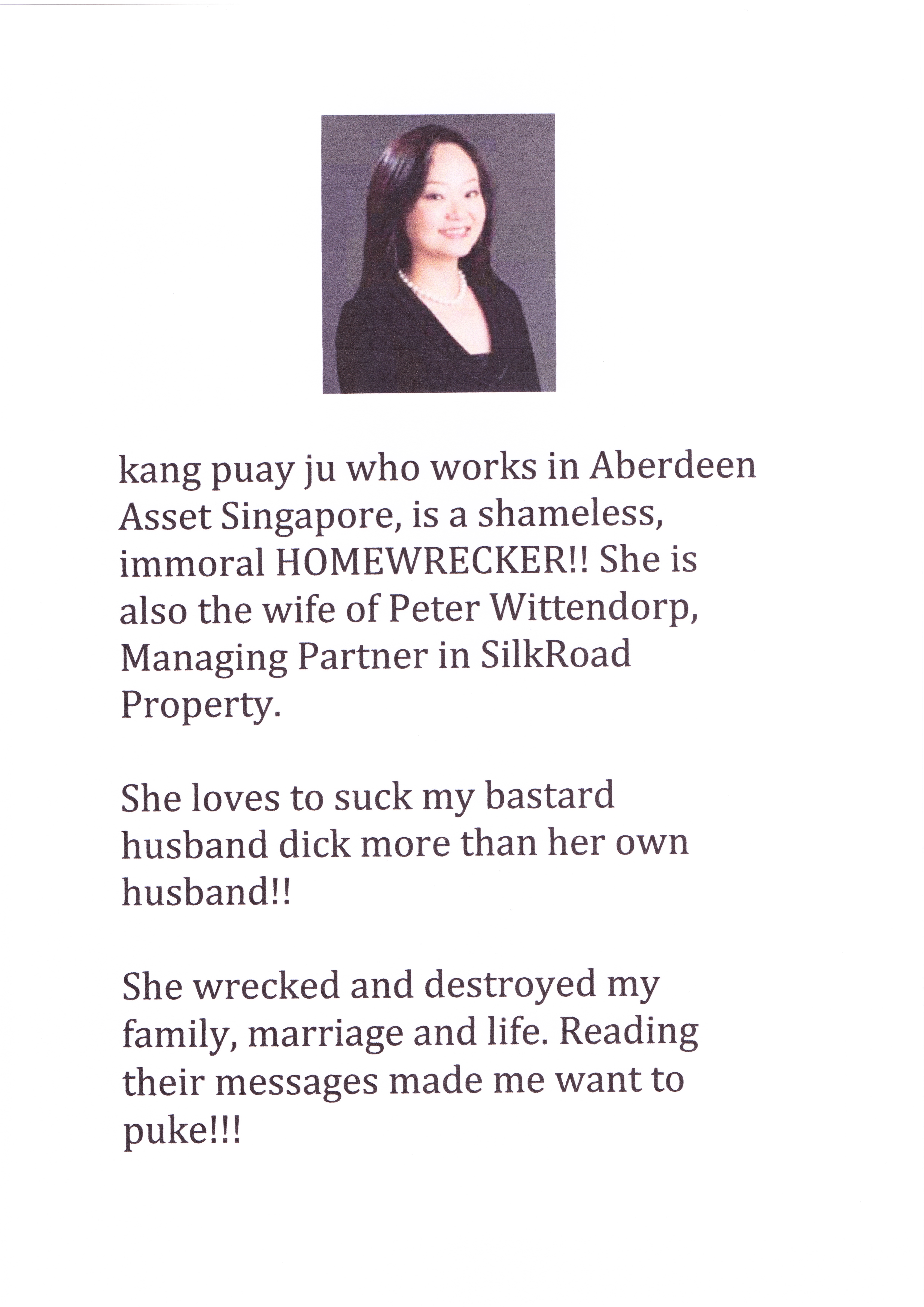 Homewrecker Kang Puay Ju