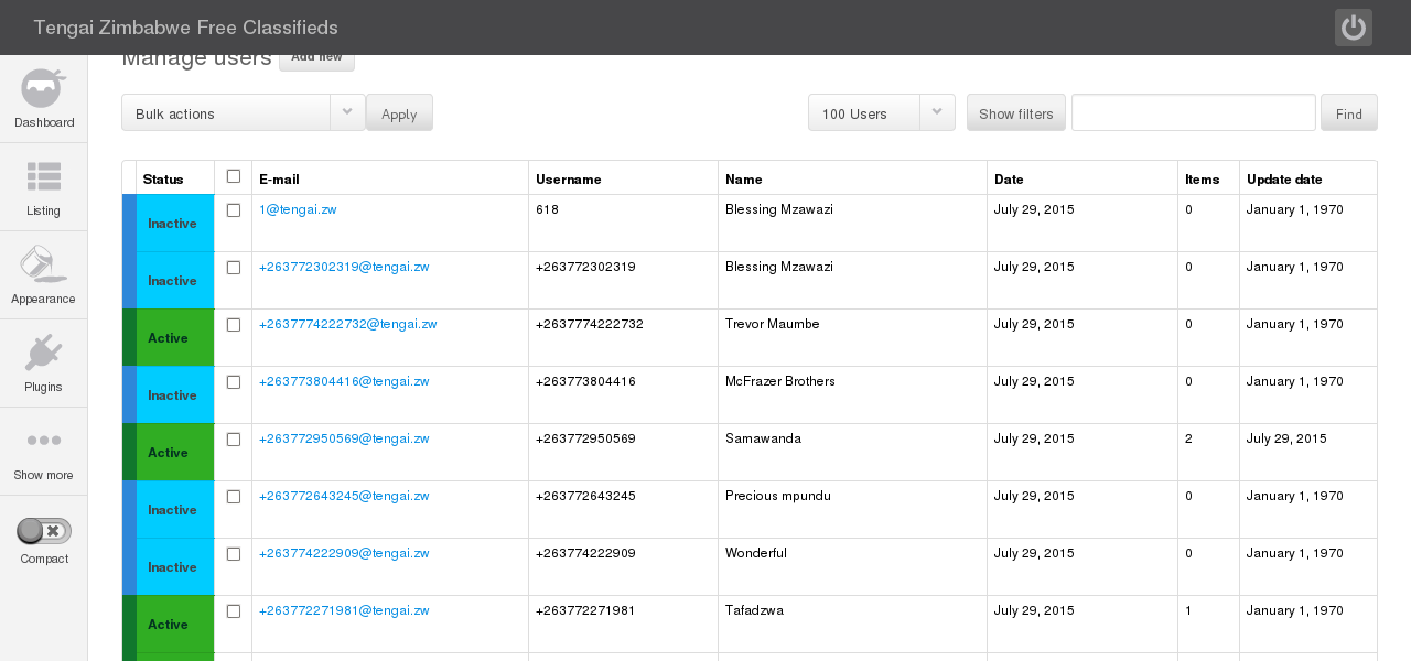 Tengai ZImbabwe Hacked