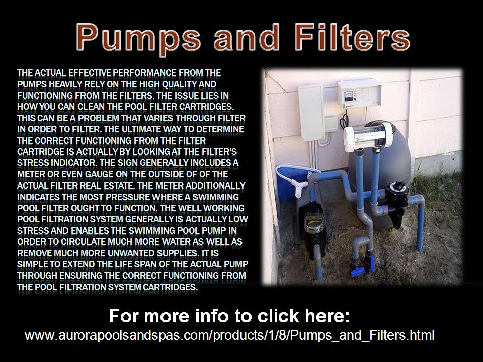 Pumps and Filters